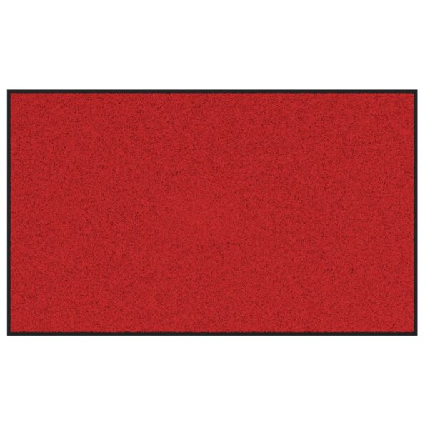 vidaXL Červená obdĺžniková rohožka 90x150 cm – Obrázok 2