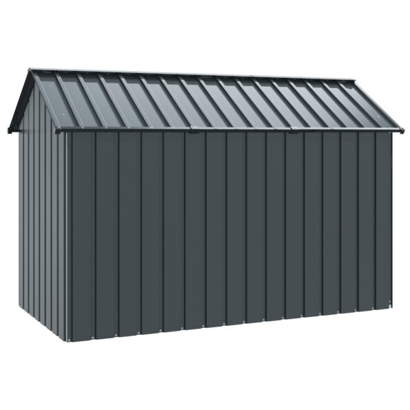 vidaXL Klietka pre vtáky antracitová 112x215x141 cm z ocele – Obrázok 5