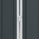 vidaXL Klietka pre vtáky antracitová 112x215x141 cm z ocele – Obrázok 8