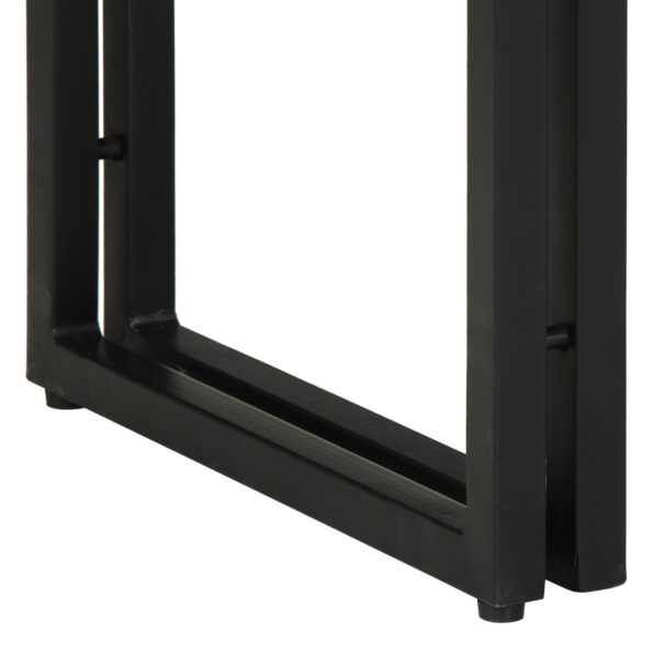 vidaXL Koncové stolíky Viac farieb 90x33x75 cm Masívne obnovené drevo a kov – Obrázok 10