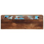 vidaXL Vešiak na kabáty so policou, nástenný, z masívneho recyklovaného dreva a kovu – Obrázok 6