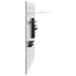 vidaXL Pegboardy 2 ks s 8 doplnkami, šedé, 50x60 cm, oceľ – Obrázok 7