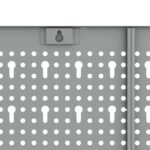 vidaXL Panel na nástroje 3 pcs Sivá 150 x 1 x 60 cm – Obrázok 9