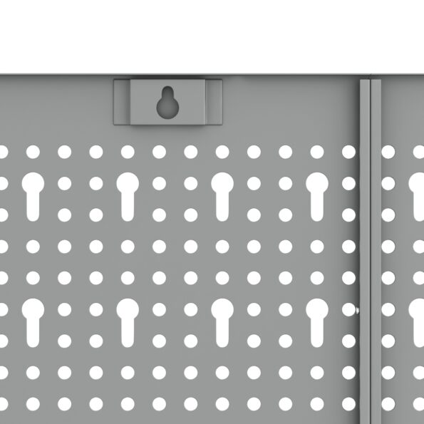 vidaXL Panel na nástroje 3 pcs Sivá 150 x 1 x 60 cm – Obrázok 9