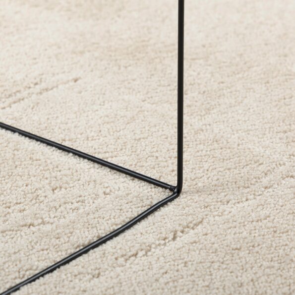 vidaXL Koberec ""HUARTE"" Béžový 100x200 cm Oválny – Obrázok 8