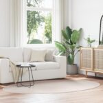 vidaXL Koberec ""HUARTE"" pieskový 160x230 cm oválny