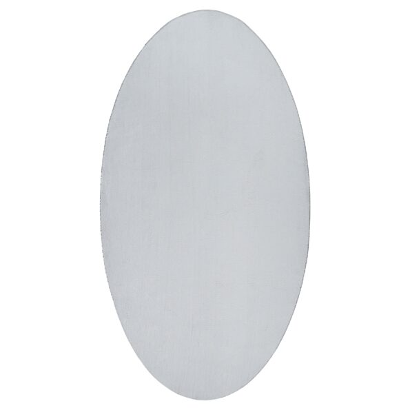 vidaXL Koberce Sivý Vlna 100 x 200 cm Kusové koberce Oválny Súčasný – Obrázok 2