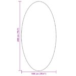 vidaXL Koberce Sivý Vlna 100 x 200 cm Kusové koberce Oválny Súčasný – Obrázok 9