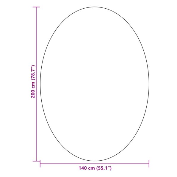 vidaXL Koberec ""HUARTE"" Lesná zelená 140x200 cm Oválny – Obrázok 9