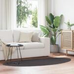 vidaXL Koberce Antracitová Vlna 100 x 200 cm Dekoratívne vložky