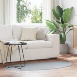 vidaXL Koberce Sivá Polyester 80 x 150 cm Protišmykový Kusový koberec