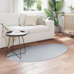 vidaXL Koberce Sivá Polyester 80 x 150 cm Protišmykový Kusový koberec – Obrázok 3