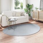 vidaXL Kusové koberce HUARTE Sivá 140 x 200 cm Polyester – Obrázok 3