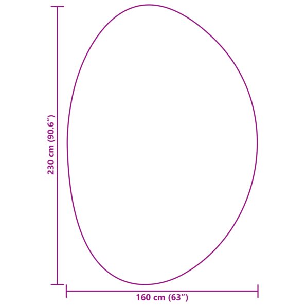 vidaXL Koberce Sivý Polyester 160 x 230 cm Kusový koberec Oválny – Obrázok 9