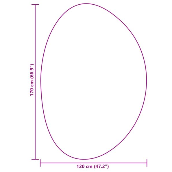 vidaXL Koberce Čierny Bavlna 120 x 170 cm Rohový koberec Oválny – Obrázok 9