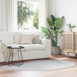 vidaXL Kusový koberec Sivý 140x200 cm Polyester Protišmykový