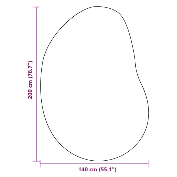 vidaXL Kusový koberec Sivý 140x200 cm Polyester Protišmykový – Obrázok 9