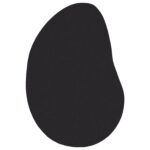 vidaXL Koberce Čierny Vlna 160 x 230 cm Dekoratívne vložky Koberec – Obrázok 2