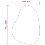 vidaXL Koberce Antracitová Polypropylén 120 x 170 cm Kusový koberec – Obrázok 10