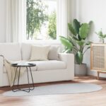 vidaXL Koberce Sivý Polyester 100 x 200 cm Protišmykový Kusový koberec