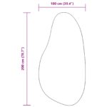 vidaXL Koberce Sivý Polyester 100 x 200 cm Protišmykový Kusový koberec – Obrázok 10