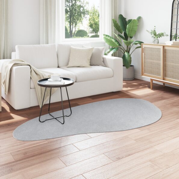 4103783_3.jpg vidaXL Koberce Sivý Polyester 100 x 200 cm Protišmykový Kusový koberec – Obrázok 3