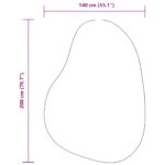 vidaXL Koberce Sivá Polyester 140 x 200 cm UV odolné materiály – Obrázok 10