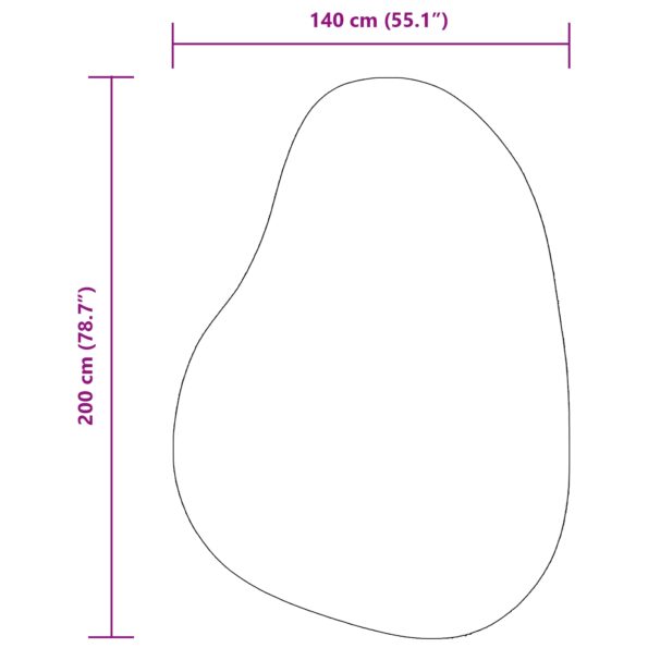 vidaXL Koberce Sivá Polyester 140 x 200 cm UV odolné materiály – Obrázok 10