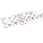 vidaXL Hliníkové nášľapy na schody 5 kusov Protišmykové 60x18 cm – Obrázok 10
