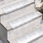 vidaXL Hliníkové nášľapy na schody 5 kusov Protišmykové 60x18 cm – Obrázok 4