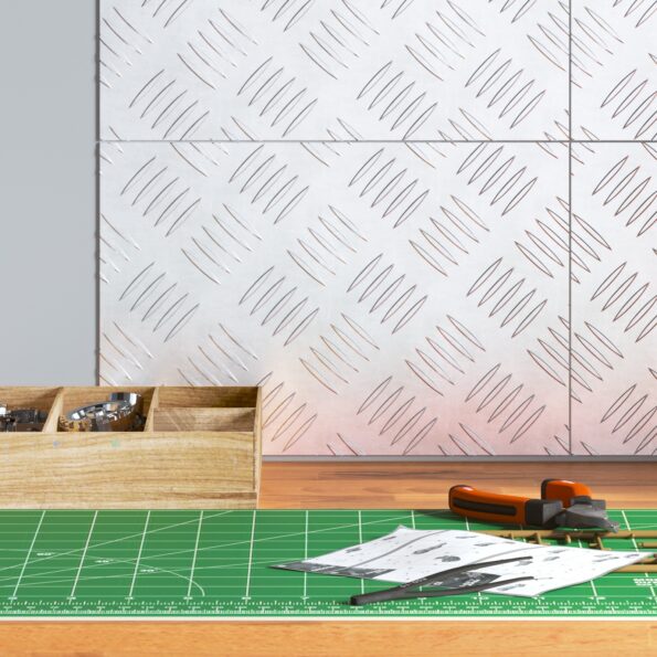 vidaXL Hliníkové nášľapy 4 ks Protišmykové 30x20 cm – Obrázok 3