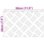 vidaXL Hliníkové nášľapy 4 ks Protišmykové 30x20 cm – Obrázok 8