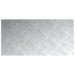 vidaXL Schodový rošt Obdĺžnikový 4 pcs Strieborná 60 x 30 cm Hliník – Obrázok 5
