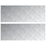 vidaXL Hliníkové kociek 2 kusy Protišmykové 80x30 cm – Obrázok 2