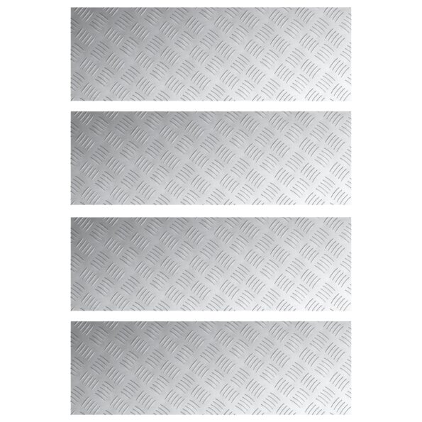 vidaXL Hliníkové plošiny s protišmykovou úpravou 4 ks 90x30 cm – Obrázok 2