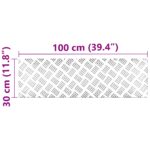 vidaXL Hliníkové protišmykové dosky 4 ks 100x30 cm – Obrázok 8