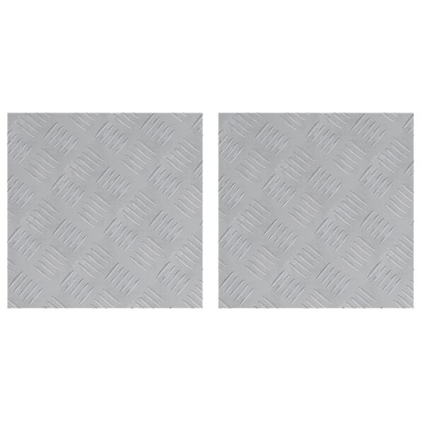 vidaXL Hliníkové protišmykové dosky 2 ks 40x40 cm – Obrázok 2