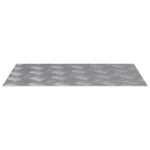 vidaXL Schodový rošt Obdĺžnikový 2 pcs Strieborná 60 x 40 cm Hliník – Obrázok 4