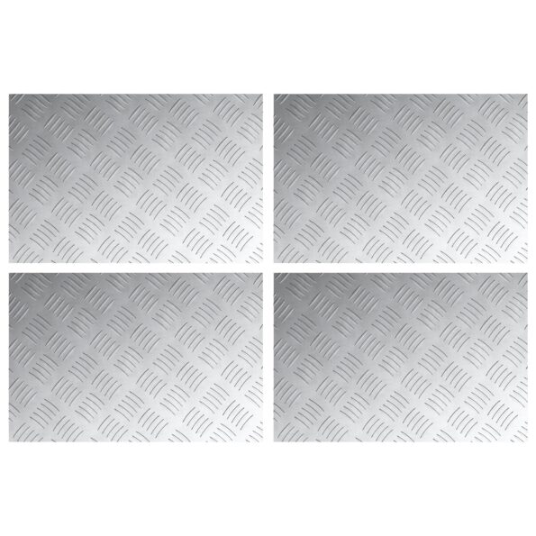 vidaXL Hliníkové plošné dosky - Sada 4, 60x40 cm, Protišmykové – Obrázok 2