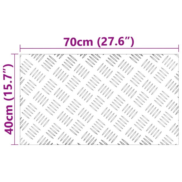 vidaXL Hliníkové protišmykové dosky 2 ks 70x40 cm – Obrázok 8