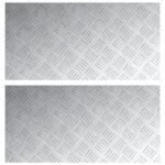 vidaXL Hliníkové protiskluzové platne 2 ks 80x40 cm – Obrázok 2