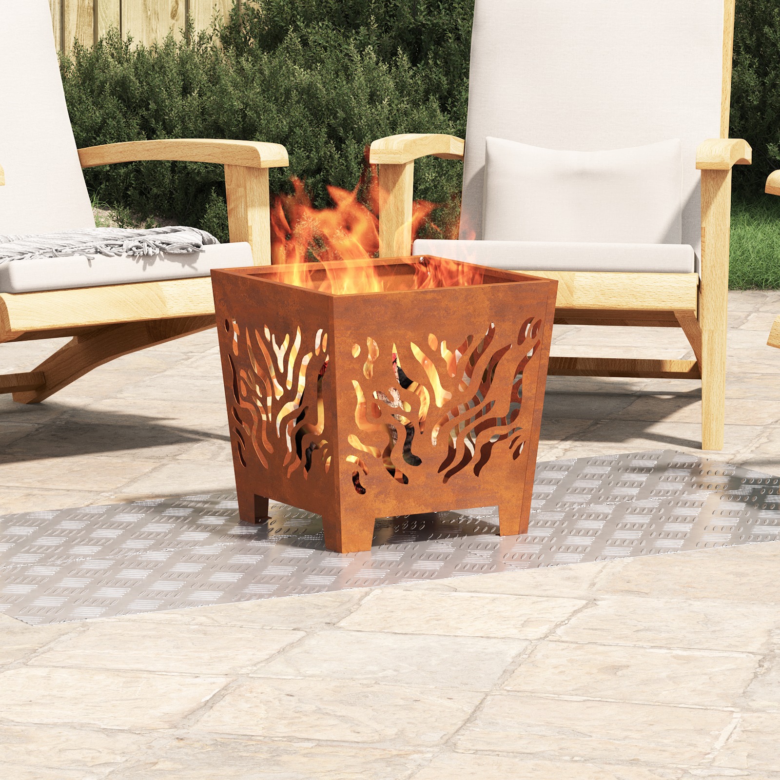 4104334_1.jpg vidaXL Schodový rošt Obdĺžnikový 4 pcs Strieborná 80 x 40 cm Hliník – Obrázok 1