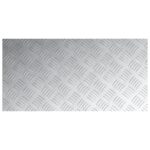 vidaXL Schodový rošt Obdĺžnikový 4 pcs Strieborná 80 x 40 cm Hliník – Obrázok 5