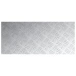 vidaXL Schodový rošt Obdĺžnikový 4 pcs Strieborná 90 x 40 cm Hliník – Obrázok 4