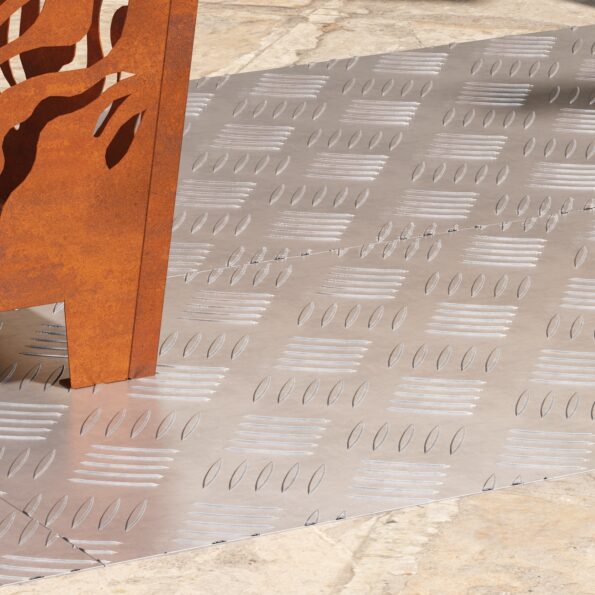 vidaXL Hliníkové ťažké dosky 4 ks Protišmykové 90x40 cm – Obrázok 3