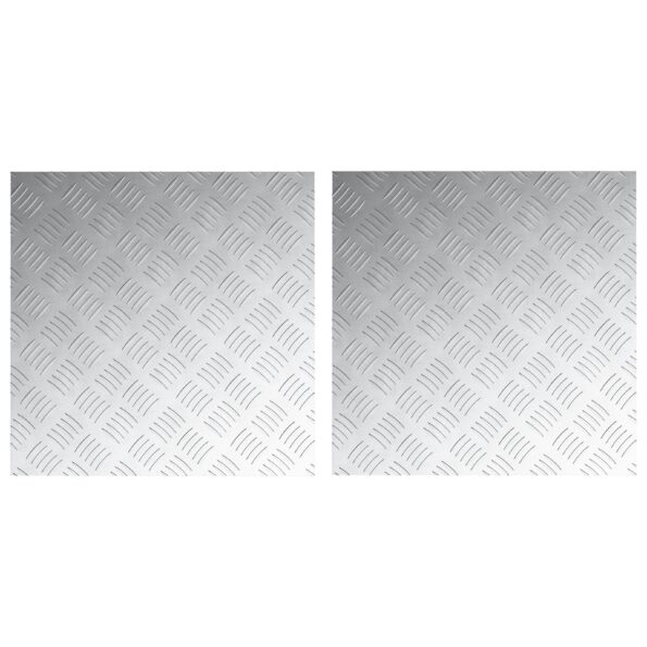 vidaXL Hliníkové protišmykové dosky 2 ks 50x50 cm – Obrázok 2