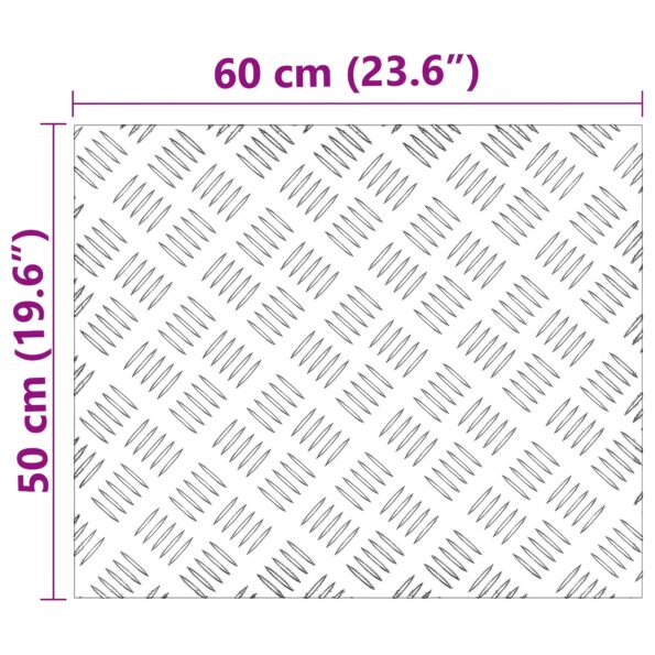 vidaXL Hliníkové protišmykové dosky 2 ks 60x50 cm – Obrázok 9