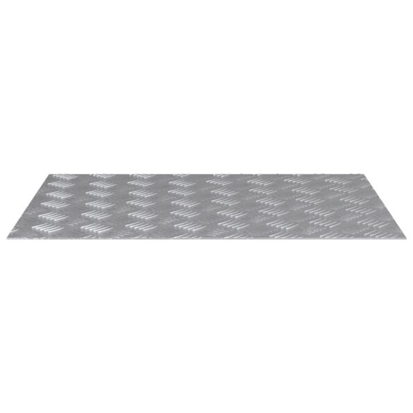 vidaXL Schodový rošt Obdĺžnikový 4 pcs Strieborná 70 x 50 cm Hliník – Obrázok 4