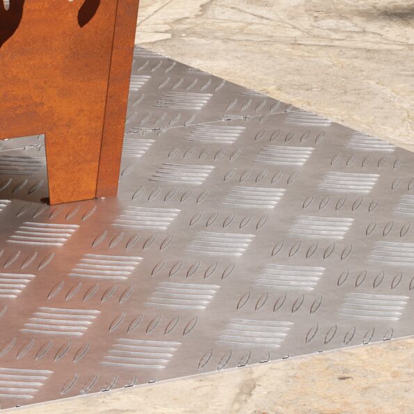 vidaXL Hliníkové rebríkové dosky 2 ks Protišmykové 80x50 cm – Obrázok 3