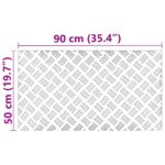 vidaXL Hliníkové kontrolné dosky 4 ks Protišmykové 90x50 cm – Obrázok 8